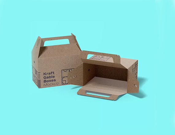 Kraft Gable Boxes