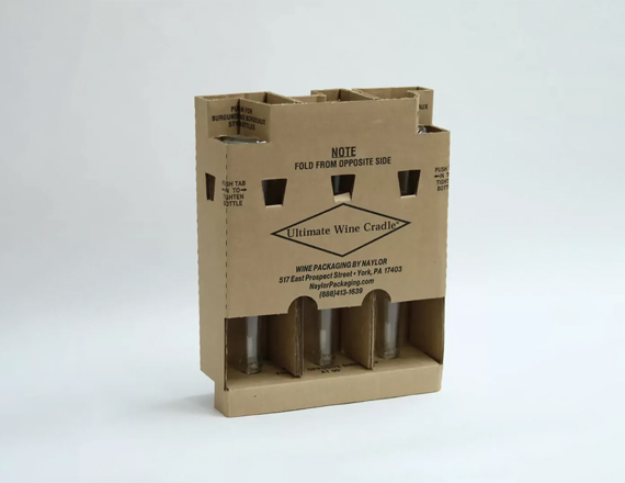 Wine Shipping Boxes - Eco Custom Packaging - Free Shipping - Bulk Quantity